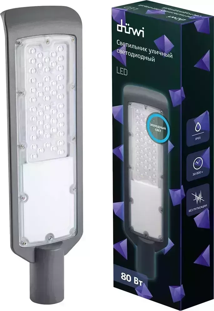 Светильник DUWI 25079 1 СКУ-04 80Вт 6500К уличный 1