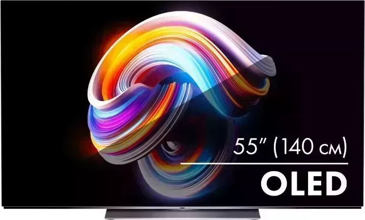 Телевизор HAIER 55 H55S9UG PRO, OLED, 4K ULTRA HD, серебристый, СМАРТ ТВ, ANDROID TV 55 4K TV