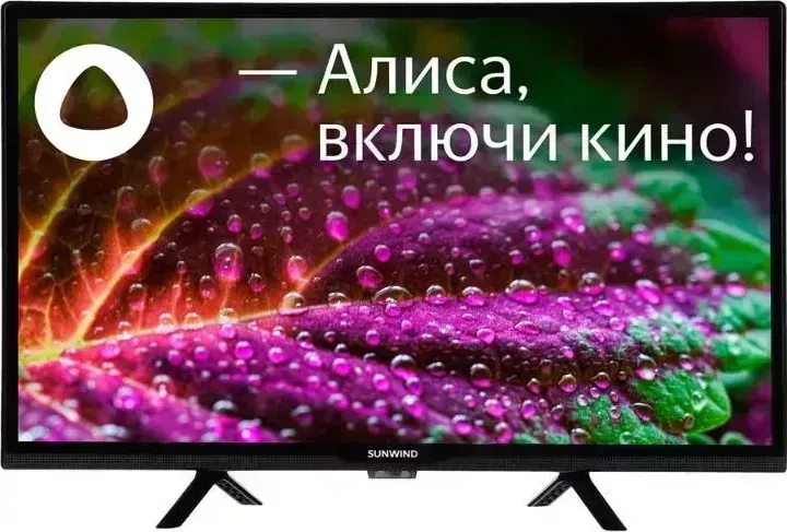 Телевизор SUNWIND SUN-LED24XS310, HD, черный, СМАРТ ТВ, Яндекс.ТВ SUN-LED24XS310 SMART Яндекс