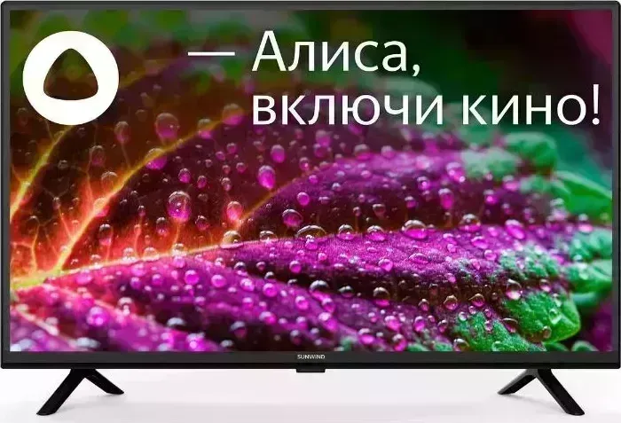 Телевизор SUNWIND SUN-LED32XS300, HD, черный, СМАРТ ТВ, Яндекс.ТВ SUN-LED32XS300 SMART Яндекс