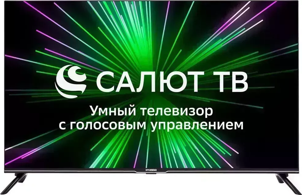 Телевизор HYUNDAI H-LED43BU7000 Салют ТВ Frameless black/4K Ultra HD
