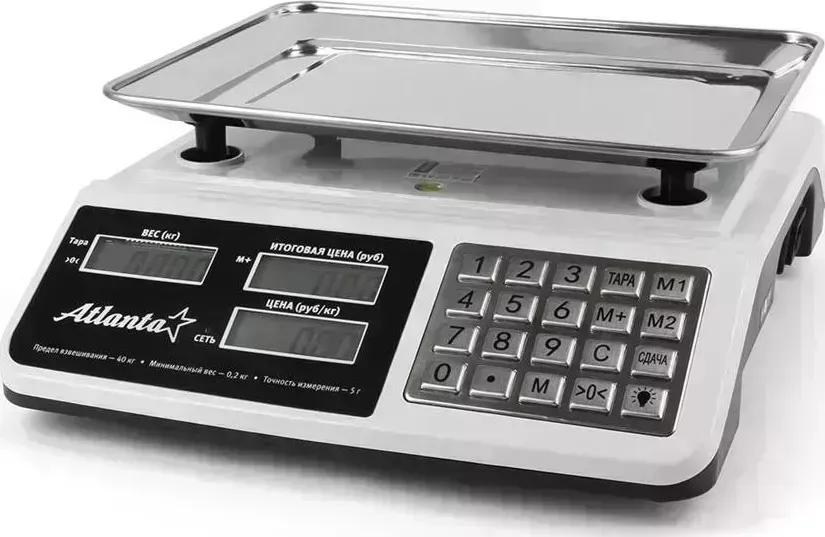 Весы торговые АТЛАНТA ATH-6117 (white)