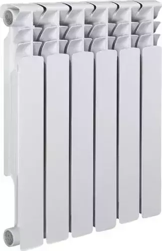 Радиатор AQUAPROM BI 500/80 B20 6 секций 00-00017693 биметаллический BI 6