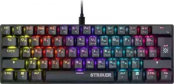 Клавиатура DEFENDER (45380) Striker GK-380L, механическая