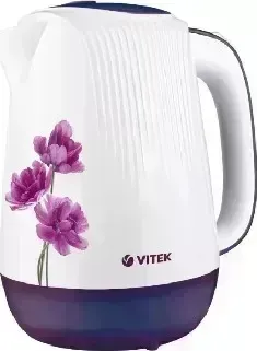 Чайник электрический VITEK VT-7061 (MC) белый/бордовый
