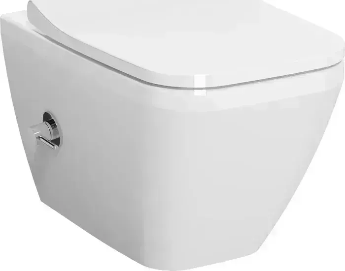 Унитаз подвесной VITRA Унитаз-биде Integra Square безободковый со смесителем (7082B003-7209)
