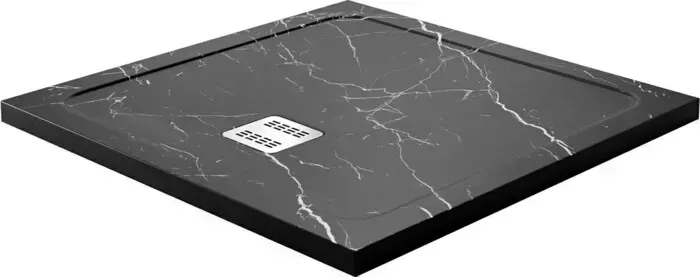 Душевой поддон Wasserkraft Neime 19T 90х90 черный (19T03)