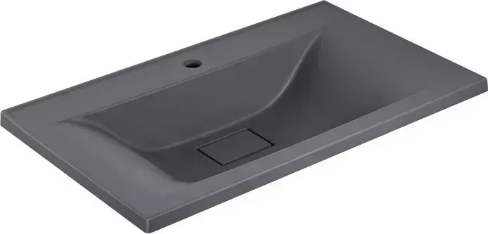Раковина мебельная Vincea 80х45 серая (VCB-3M800G)