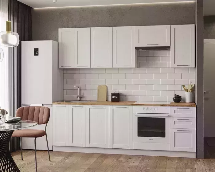 Кухонный гарнитур Mebel Ars Долан акация белая Кухня