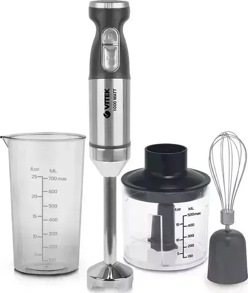 Блендер VITEK VT-3427 (MC) серебро/графитовый