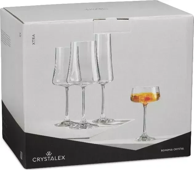 Набор бокалов CRYSTALEX CR460101X для вина XTRA 6шт 460мл