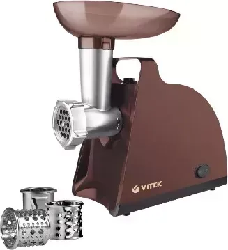 Мясорубка VITEK VT-3613 (BN) бордовый