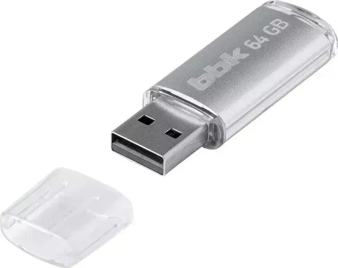 Флеш-накопитель BBK 064G-RCT серебро, 64Гб, USB2.0, ROCKET серия