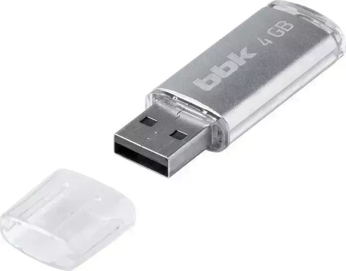 Флеш-накопитель BBK 004G-RCT серебро, 4Гб, USB2.0, ROCKET серия