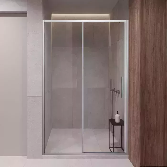 Душевая дверь Vincea Slim-U VDS-2SU 140х200 прозрачная, хром (VDS-2SU140CL)