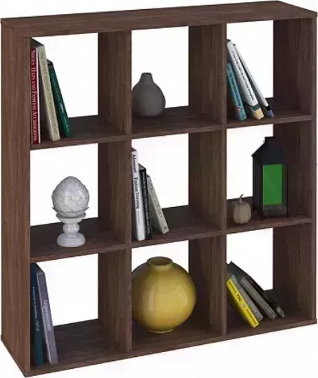 Стеллаж POLINI Home Smart Кубический 9 секции, винтаж (1кор)