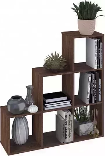 Стеллаж POLINI Home Smart Каскадный 6 секций, винтаж (1кор)