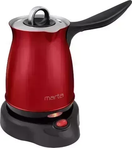 Турка MARTA MT-2143 бордовый гранат электрическая турка