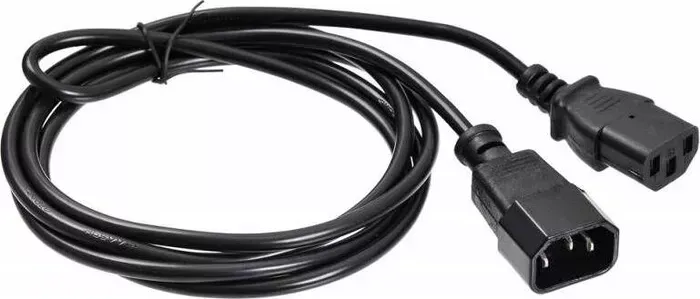 Кабель Buro -удлинитель питания AN23-1008 IEC C13 IEC C14 1.8м черный