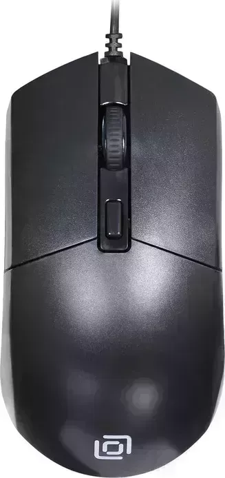 Мышь проводная Oklick 207M черный оптическая (2400dpi) USB (4but) (1474598)