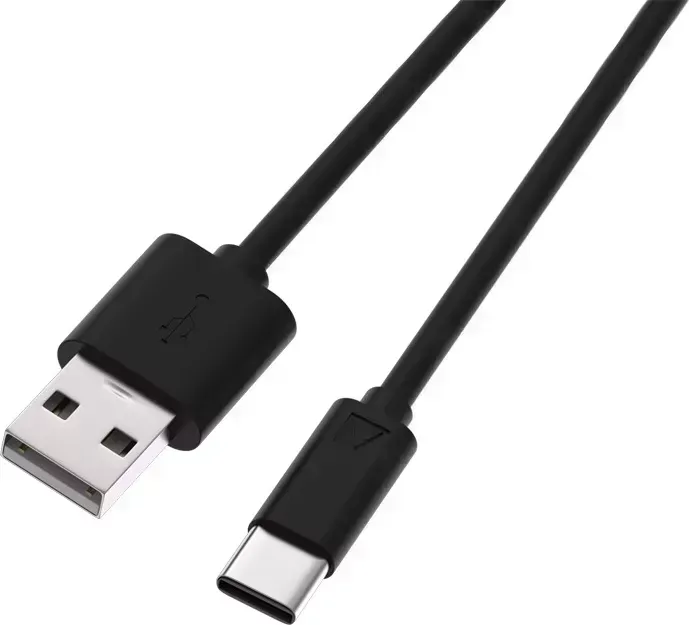 Кабель Ritmix USB Type C-USB RCC-130 Black для синхронизации/зарядки,1м