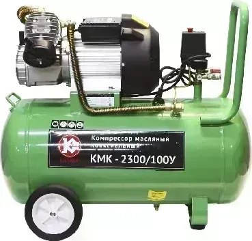 Компрессор масляный КАЛИБР КМК-2300/100У коаксиальный компрессор