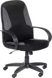 Кресло офисное OLSS АМИГО 783 ткань сетка 783 TW-11 черный\TW-12 серый компьютерное кресло