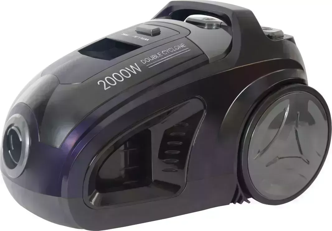 Пылесос WILLMARK VC-2421CYM фиолетовый пылесос