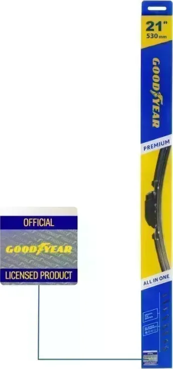 Щетка стеклоочистителя GOODYEAR GY000441 бескаркасная PREMIUM 21''/53 CM