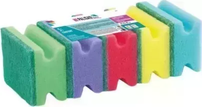 Губки для посуды PALISAD профильные COMFORT, 87X65X40 мм, 5 шт.923575 Губка 5