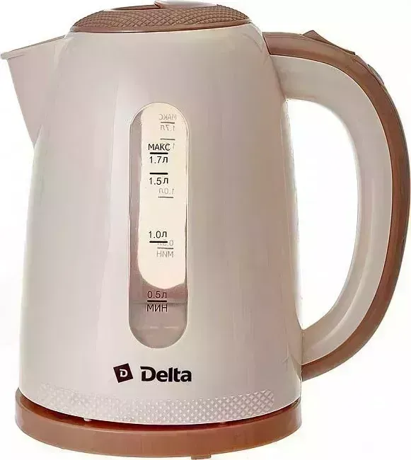Чайник электрический DELTA DL-1106 бежевый