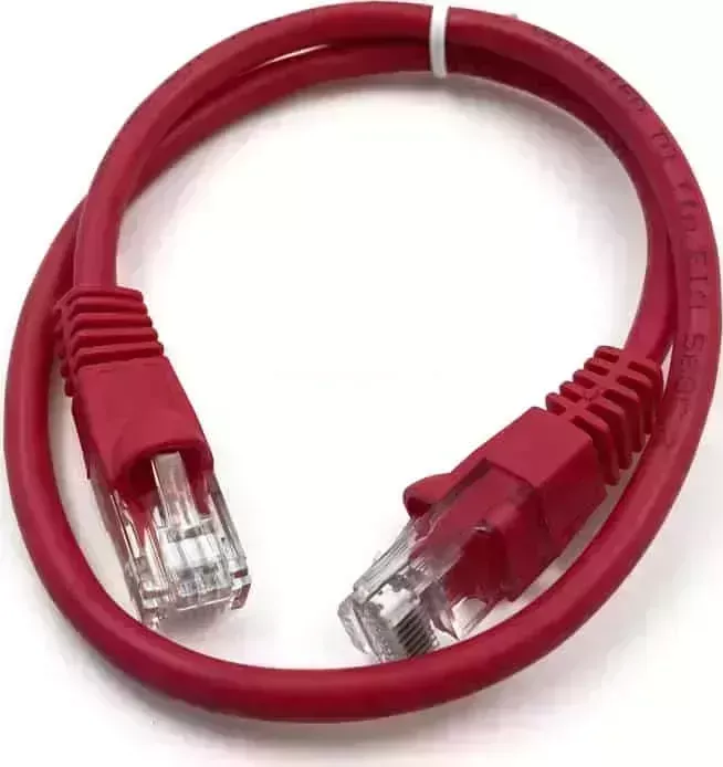 Кабель Патч-корд Buro UTP 4 пары cat5E CCA molded 0.5м красный RJ-45 (m)-RJ-45 (m)