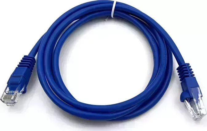 Кабель Патч-корд Buro UTP 4 пары cat5E CCA molded 2м синий RJ-45 (m)-RJ-45 (m)