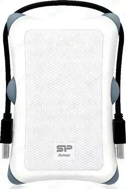 Внешний HDD Silicon Power 2Tb A30 white (SP020TBPHDA30S3W) диск SP020TBPHDA30S3W (2Tb/2.5"/USB 3.0) белый