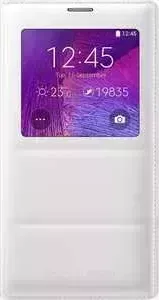 Чехол Samsung Galaxy Note 4 N9100 S-View д/зарядки white (EP-VN910IWRGRU)