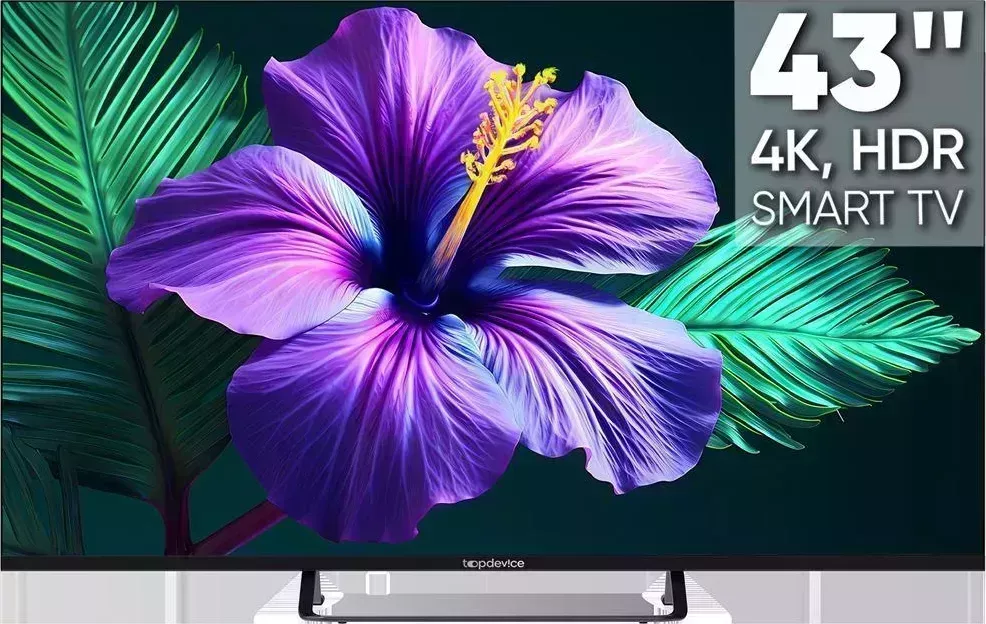 Телевизор TopDevice TOPDEVICE TDTV43CS05U_BK UHD SMART