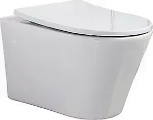 Унитаз подвесной BELBANGO Flay-R безободковый (BB506CH)