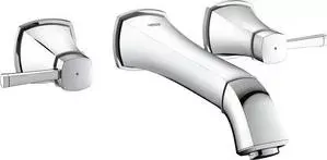 Смеситель для раковины Grohe Grandera с механизмом (20415000, 29025000)