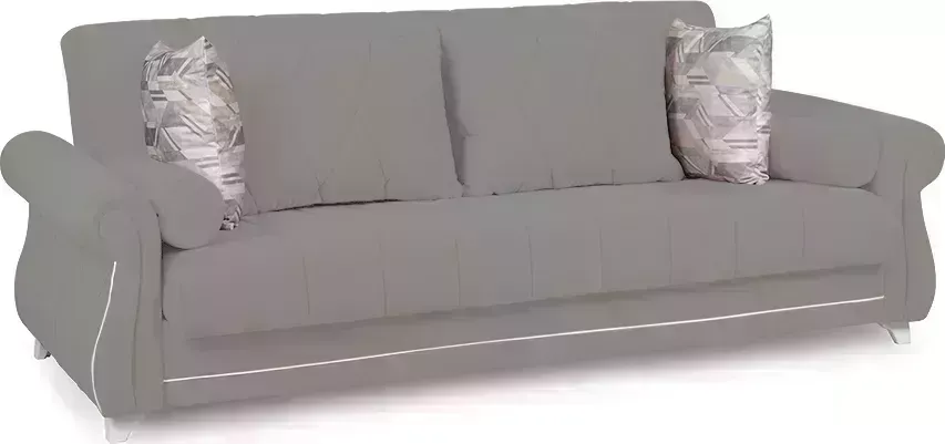 Диван Нижегородмебель и К Роуз серо-бежевый
