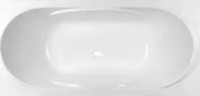 Ванна из литого мрамора Эстет Астра 170x80 см, прямоугольная, с ножками (ФР-00000620, ФР-00000769)