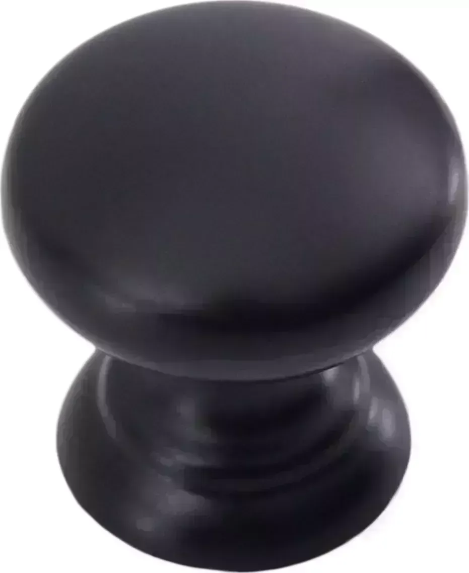 Ручка дверная Боярд Ручка-кнопка Ursula RC433 черная матовая
