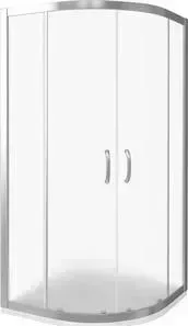 Душевой уголок Good Door Infinity R-100 с поддоном, профиль хром, стекло матовое (ИН00009, ЛП00011)