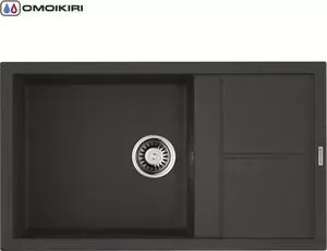 Мойка кухонная OMOIKIRI Sumi 86-BL, 860*500 Черный (4993646)