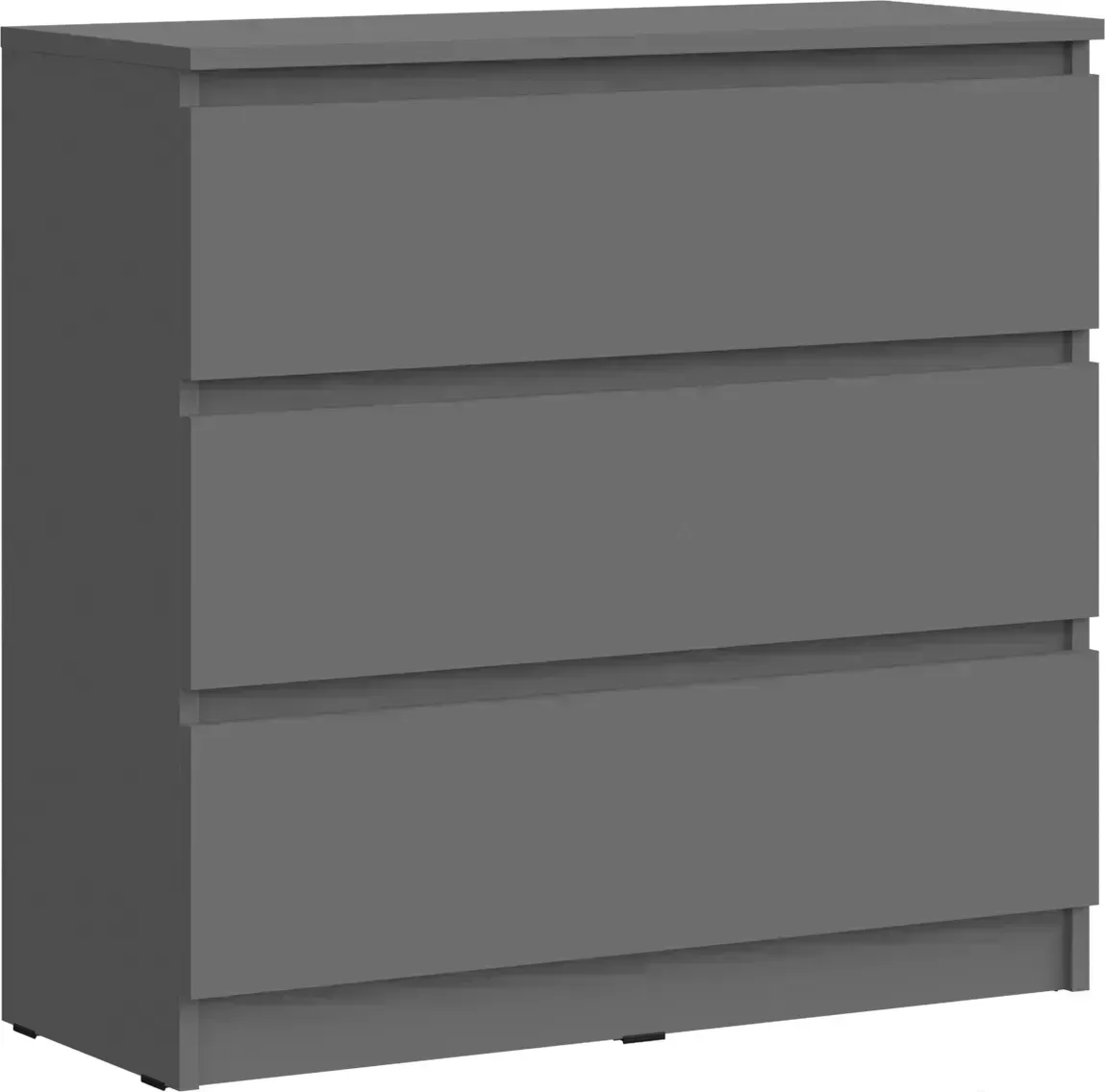Комод Миф Челси 800 с 3-мя ящиками графит