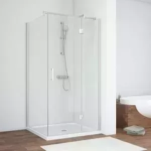Душевой уголок Vegas Glass AFP-Fis 110*70 07 01 R правый, профиль хром матовый, стекло прозрачное