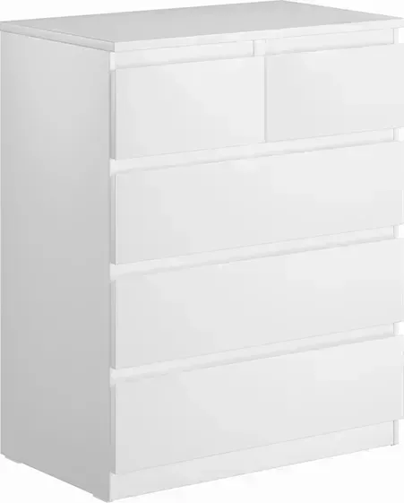 Комод VMG Industry (для IKEA) Мальта 5 ящиков белый