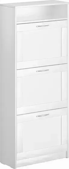Тумба VMG Industry (для IKEA) для обуви Сириус 3 ячейки белая
