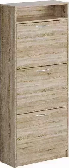 Тумба VMG Industry (для IKEA) для обуви Орион 3 ячейки сонома