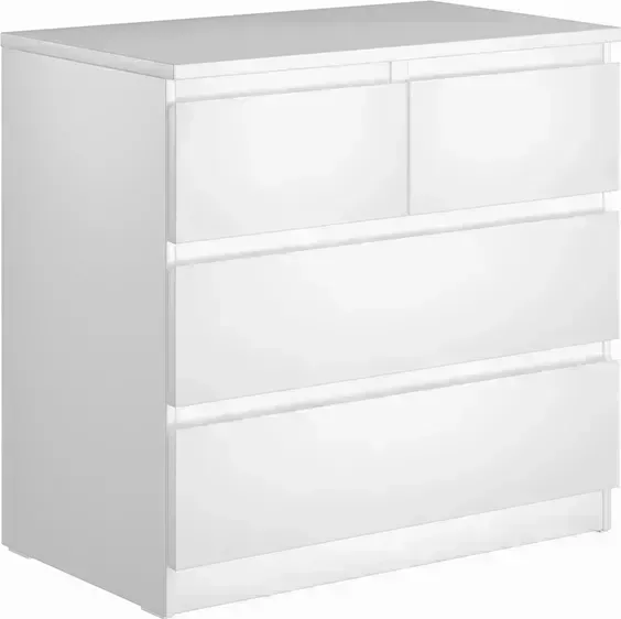 Комод VMG Industry (для IKEA) Мальта 4 ящика белый
