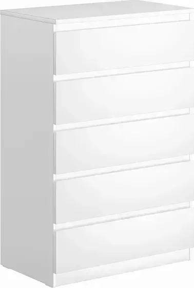 Комод VMG Industry (для IKEA) Мальта 5 ящиков белый